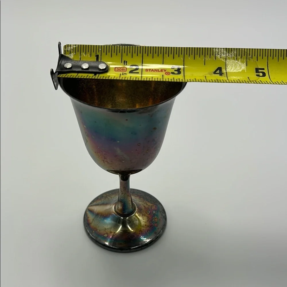 Vintage Sheridan EPS Chalice Goblet Stem Footed 5.4inch Tall